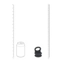 Wide Double O Silicone Cockring - L - Black Levelz
