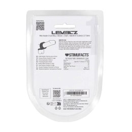 Wide Double O Silicone Cockring - S - Black Levelz