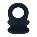 Wide Double O Silicone Cockring - S - Black Levelz