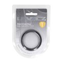 Wide O Silicone Cockring - L - 42mm - Black Levelz