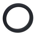 Wide O Silicone Cockring - L - 42mm - Black Levelz