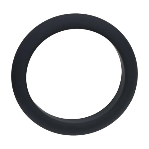 Wide O Silicone Cockring - L - 42mm - Black Levelz