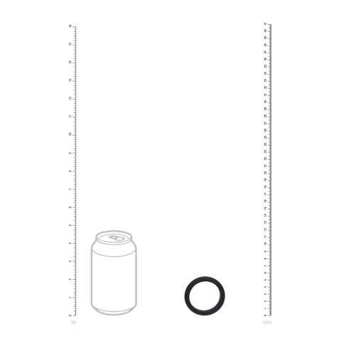 Wide O Silicone Cockring - L - 42mm - Black Levelz