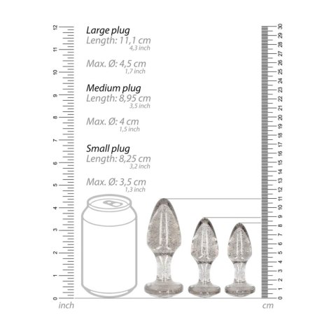 Acrylic Butt Plug Set Ouch!