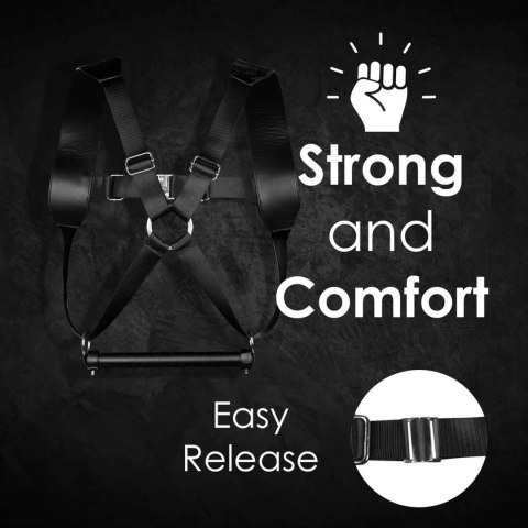 BSDM Harness Restraint - Black Ouch!