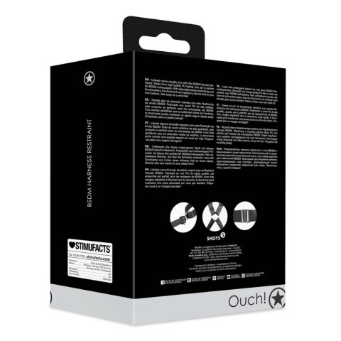 BSDM Harness Restraint - Black Ouch!