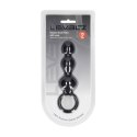Beaded Silicone Anal Probe with Loop - Black Levelz by Shots