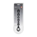Beaded Snake Silicone Anal Probe with Loop - Black Levelz by Shots