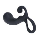 Bulb with Loop Silicone Prostate Massager - L - Black Levelz