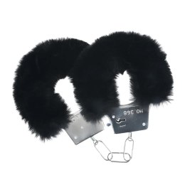 Classic Fluffy Handcuffs - Black Ouch!