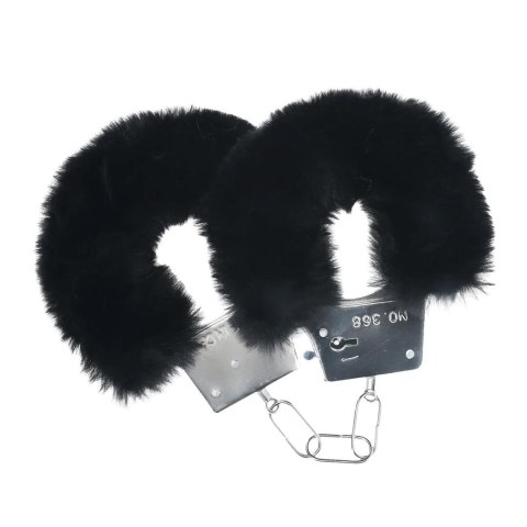 Classic Fluffy Handcuffs - Black Ouch!