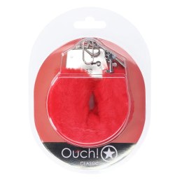 Classic Fluffy Handcuffs - Red Ouch!