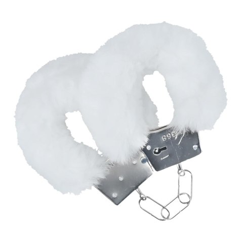 Classic Fluffy Handcuffs - White Ouch!