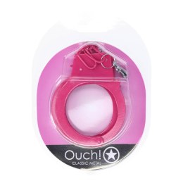 Classic Metal Handcuffs - Pink Ouch!