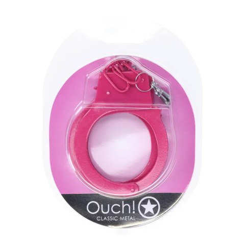 Classic Metal Handcuffs - Pink Ouch!