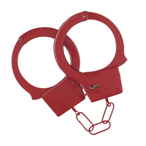 Classic Metal Handcuffs - Red Ouch!