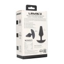 Classic Vibrating Silicone Anal Plug - M - Black Levelz