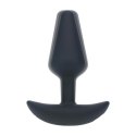 Classic Vibrating Silicone Anal Plug - S - Black Levelz