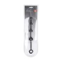 Curved Silicone Anal Beads - Black Levelz