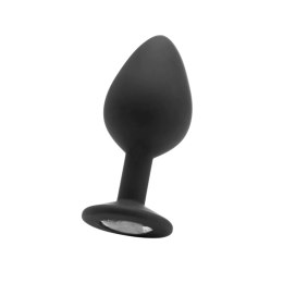 Diamond Butt Plug - Large black Ouch!