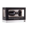 Diamond Butt Plug - Regular black Ouch!