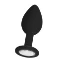 Diamond Butt Plug - Regular black Ouch!