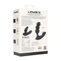 Dual Motor Remote Control Beaded Vibrating Liquid Silicone Prostate Stimulator - Black Levelz