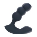 Dual Motor Remote Control Beaded Vibrating Liquid Silicone Prostate Stimulator - Black Levelz