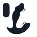 Dual Motor Remote Control Dual Motor Vibrating Liquid Silicone Prostate Stimulator - Black Levelz