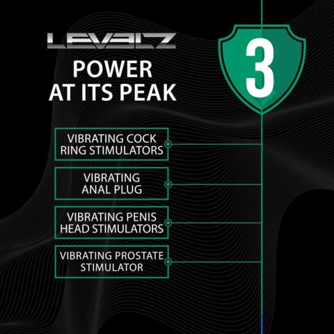 Dual Motor Remote Control Dual Motor Vibrating Liquid Silicone Prostate Stimulator - Black Levelz