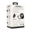 Dual Motor Silicone Cockring with Prostate Stimulator - Black Levelz by Shots