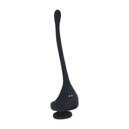 Dual Motor Silicone Cockring with Prostate Stimulator - Black Levelz by Shots