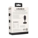 Hexagonal Vibrating Silicone Anal Plug - S - Black Levelz