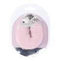 Heavy-duty Fluffy Handcuffs - Powder Pink Ouch!