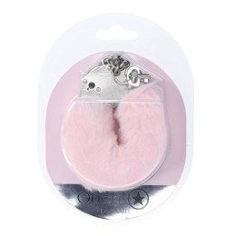 Heavy-duty Fluffy Handcuffs - Powder Pink Ouch!