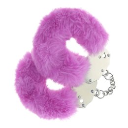 Kajdanki fioletowe Fluffy Handcuffs - Purple Ouch!