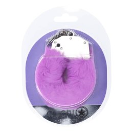 Kajdanki fioletowe Fluffy Handcuffs - Purple Ouch!