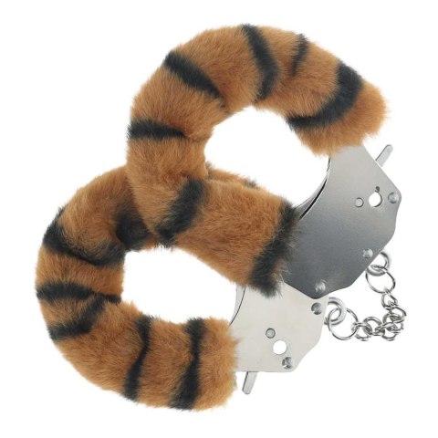 Heavy-duty Fluffy Handcuffs - Tiger Ouch!