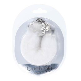 Heavy-duty Fluffy Handcuffs - White Ouch!