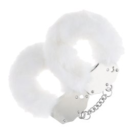 Heavy-duty Fluffy Handcuffs - White Ouch!