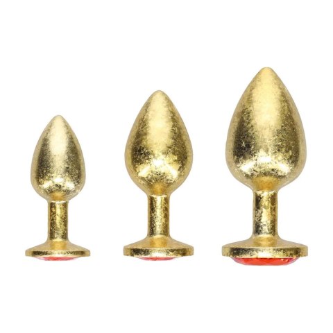Milan Collection - Metal Anal Plug Set - Gold Ouch!