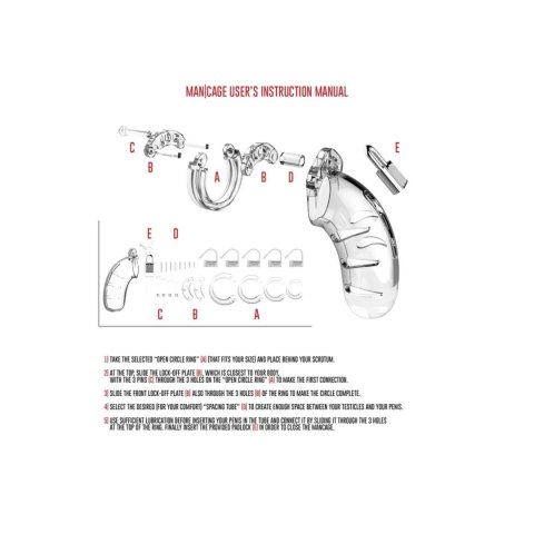 Model 05 Chastity Cock Cage - 14 cm ManCage