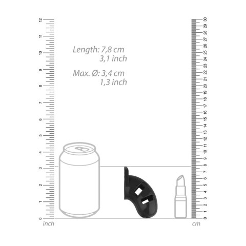 Model 13 Chastity Cock Cage Black - 6,5 cm ManCage