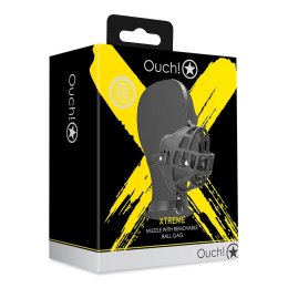Muzzle with Removable Ball Gag - Black Ouch!
