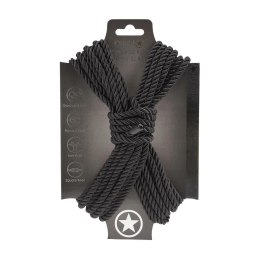Polyester Bondage Rope - 10 m - Black Ouch!