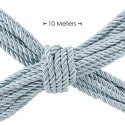 Polyester Bondage Rope - 32.8 ft / 10 m - Powder Blue Ouch!