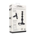 Remote Control Beaded Vibrating Silicone Anal Plug - Black Levelz