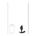 Remote Control Vibrating Liquid Silicone Anal Plug - Black Levelz