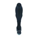 Rippled with Hard Loop Silicone Prostate Massager - M - Black Levelz