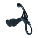 Rippled with Hard Loop Silicone Prostate Massager - S - Black Levelz